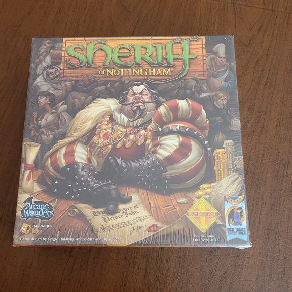 Sheriff of Nottingham Board Game 1st Edition Arcane Wonders NEW & Sealed - Picture 1 of 8